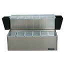 San Jamar B6766L (12) Compartment Bar Garnish Tray - Flat Hinged Lid thumbnail 3