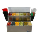 San Jamar B6766L (12) Compartment Bar Garnish Tray - Flat Hinged Lid thumbnail 4