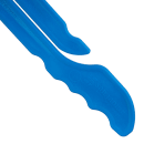 San Jamar BB100 7 1/2" Bag Boa™ Cutter & Squeegee - Plastic, Blue thumbnail 4