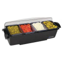 San Jamar BD4004 (4) Compartment Bar Garnish Tray - Domed Lid thumbnail 10