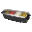 San Jamar BD4004 (4) Compartment Bar Garnish Tray - Domed Lid thumbnail 2