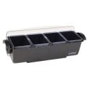 San Jamar BD4004 (4) Compartment Bar Garnish Tray - Domed Lid thumbnail 8