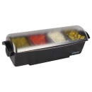 San Jamar BD4004 (4) Compartment Bar Garnish Tray - Domed Lid thumbnail 9