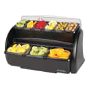 San Jamar BDS4266 (9) Compartment Bar Garnish Tray - Domed Lid thumbnail 3