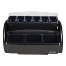 San Jamar BDS4266 (9) Compartment Bar Garnish Tray - Domed Lid thumbnail 4