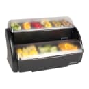 San Jamar BDS4266 (9) Compartment Bar Garnish Tray - Domed Lid thumbnail 9