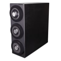 San Jamar C2903BK Cup Dispenser, Cabinet, (3) Compartment, All Cup Types thumbnail 6