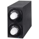 San Jamar C2952BK Cup Dispenser, Cabinet, (2) Compartment, All Cup Types thumbnail 2