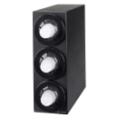 San Jamar C2953BK Cup Dispenser, Cabinet, (3) Compartment, All Cup Types thumbnail 2