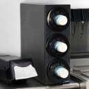 San Jamar C2953BK Cup Dispenser, Cabinet, (3) Compartment, All Cup Types thumbnail 6