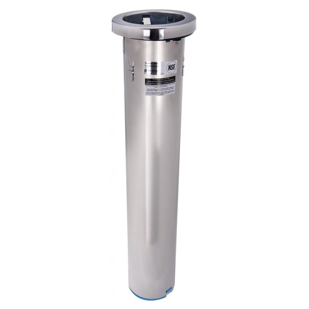 San Jamar C6400C Cup Dispenser, Drop In, All Cup Types