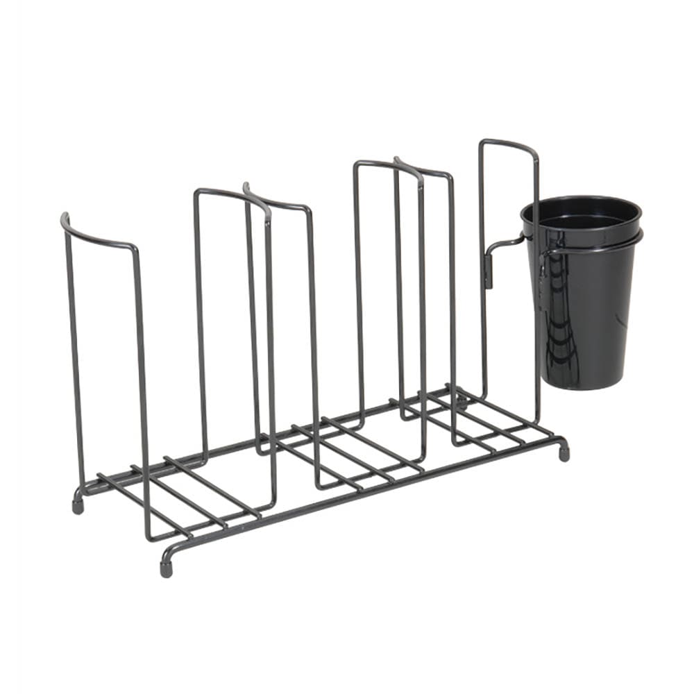 San Jamar C8003WFS Cup & Lid Organizer, (4) Compartment, All Cup Types