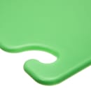 San Jamar CB121812GN Cut-N-Carry Cutting Board, 12 x 18 x 1/2 in, NSF, Green thumbnail 3