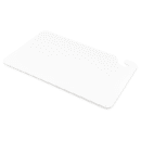 San Jamar CB121812WH Cut-N-Carry Cutting Board, 12 x 18 x 1/2 in, NSF, White thumbnail 2