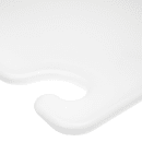 San Jamar CB121812WH Cut-N-Carry Cutting Board, 12 x 18 x 1/2 in, NSF, White thumbnail 6