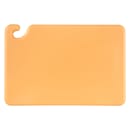 San Jamar CB121834BR Cut-N-Carry Cutting Board, 12 x 18 x 3/4 in, NSF, Brown thumbnail 2