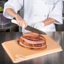 San Jamar CB121834BR Cut-N-Carry Cutting Board, 12 x 18 x 3/4 in, NSF, Brown thumbnail 5