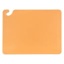 San Jamar CB152012BR Cut-N-Carry Cutting Board, 15 x 20 x 1/2 in, NSF, Brown thumbnail 2