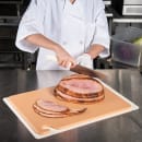 San Jamar CB152012BR Cut-N-Carry Cutting Board, 15 x 20 x 1/2 in, NSF, Brown thumbnail 5