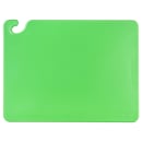 San Jamar CB152012GN Cut-N-Carry Cutting Board, 15 x 20 x 1/2 in, NSF, Green thumbnail 2
