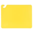 San Jamar CB152012YL Cut-N-Carry Cutting Board, 15 x 20 x 1/2 in, NSF, Yellow thumbnail 2