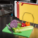 San Jamar CB1520QS Cut-N-Carry® Cutting Board Set w/ (4) Boards - 15" x 20", Assorted Colors thumbnail 6