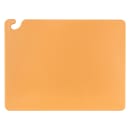 San Jamar CB182412BR Cut-N-Carry Cutting Board, 18 x 24 x 1/2 in, NSF, Brown thumbnail 2
