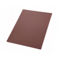San Jamar CB182412BR Cut-N-Carry Cutting Board, 18 x 24 x 1/2 in, NSF, Brown thumbnail 7