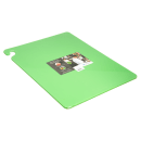 San Jamar CB182412GN Cut-N-Carry Cutting Board, 18 x 24 x 1/2 in, NSF, Green thumbnail 6