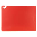 San Jamar CB182412RD Cut-N-Carry Cutting Board, 18 x 24 x 1/2 in, NSF, Red thumbnail 2