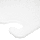 San Jamar CB182412WH Cut-N-Carry Cutting Board, 18 x 24 x 1/2 in, NSF, White thumbnail 4