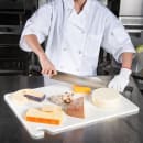 San Jamar CB182412WH Cut-N-Carry Cutting Board, 18 x 24 x 1/2 in, NSF, White thumbnail 6