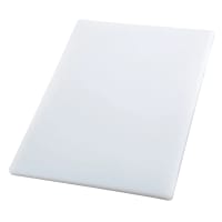 San Jamar CB182434WH Cut-N-Carry Cutting Board, 18 x 24 x 3/4 in, NSF, White thumbnail 2