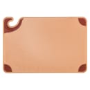 San Jamar CBG121812BR Saf-T-Grip Cutting Board, 12 x 18 x 1/2 in, NSF, Brown thumbnail 2