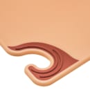San Jamar CBG121812BR Saf-T-Grip Cutting Board, 12 x 18 x 1/2 in, NSF, Brown thumbnail 3