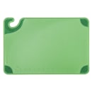 San Jamar CBG121812GN Saf-T-Grip Cutting Board, 12 x 18 x 1/2 in, NSF, Green thumbnail 2