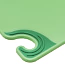 San Jamar CBG121812GN Saf-T-Grip Cutting Board, 12 x 18 x 1/2 in, NSF, Green thumbnail 3