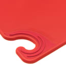 San Jamar CBG121812RD Saf-T-Grip Cutting Board, 12 x 18 x 1/2 in, NSF, Red thumbnail 3