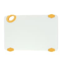 San Jamar CBG121812YL Saf-T-Grip Cutting Board, 12 x 18 x 1/2 in, NSF, Yellow thumbnail 6