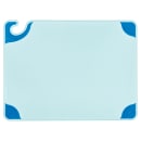 San Jamar CBG152012BL Saf-T-Grip Cutting Board, 15 x 20 x 1/2 in, NSF, Blue thumbnail 2