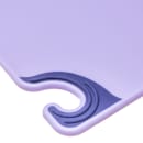 San Jamar CBG152012PR Saf-T-Grip Cutting Board, 15" x 20", Co-Polymer, Allergen Purple thumbnail 3