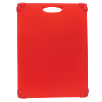 San Jamar CBG152012RD Saf-T-Grip Cutting Board, 15 x 20 x 1/2 in, NSF, Red thumbnail 2
