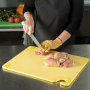 San Jamar CBG152012YL Saf-T-Grip Cutting Board, 15 x 20 x 1/2 in, NSF, Yellow thumbnail 5