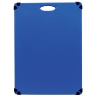 San Jamar CBG182412BL Saf-T-Grip Cutting Board, 18 x 24 x 1/2 in, NSF, Blue thumbnail 2