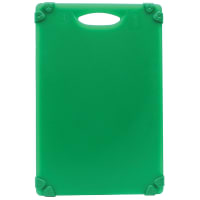 San Jamar CBG182412GN Saf-T-Grip Cutting Board, 18 x 24 x 1/2 in, NSF, Green thumbnail 6