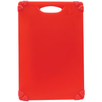 San Jamar CBG182412RD Saf-T-Grip Cutting Board, 18 x 24 x 1/2 in, NSF, Red thumbnail 6