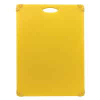 San Jamar CBG182412YL Saf-T-Grip Cutting Board, 18 x 24 x 1/2 in, NSF, Yellow thumbnail 6
