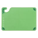 San Jamar CBG6938GN Saf-T-Grip Bar Cutting board, 6 x 9 x 3/8 in, NSF, Green thumbnail 2