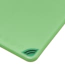 San Jamar CBG6938GN Saf-T-Grip Bar Cutting board, 6 x 9 x 3/8 in, NSF, Green thumbnail 4