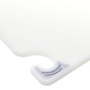 San Jamar CBG6938WH Saf-T-Grip Bar Cutting board, 6 x 9 x 3/8 in, NSF, White thumbnail 4